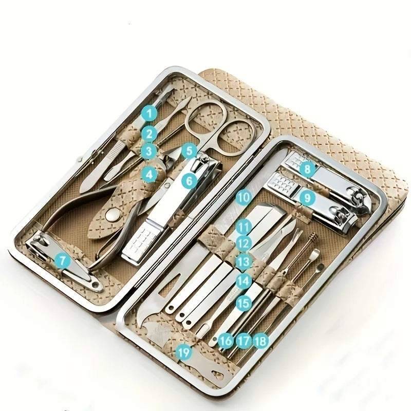 Travel Manicure Set 19PCS