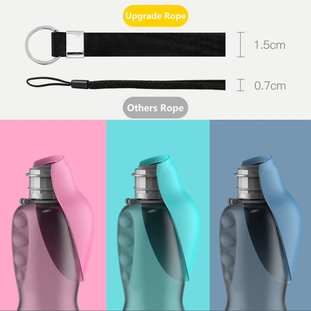 Pet Water Bottle, Hiking Bottle. Perfect For Any Size Pet!