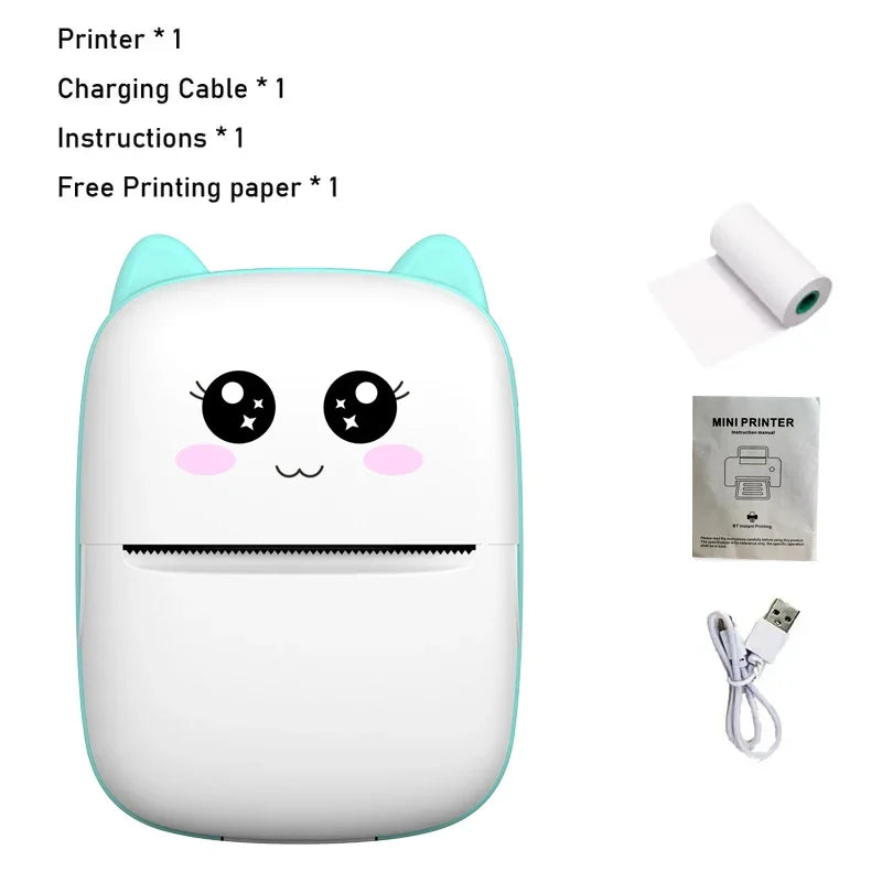 Miniature Bluetooth Photo Printer (IOS + Android)