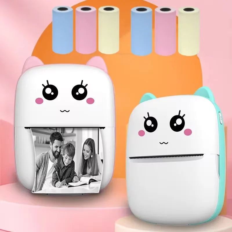 Miniature Bluetooth Photo Printer (IOS + Android)