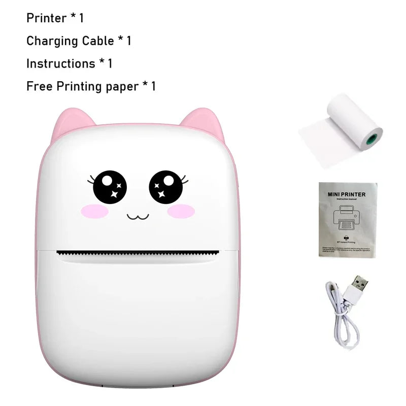 Miniature Bluetooth Photo Printer (IOS + Android)